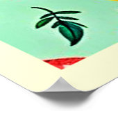 Zomerfruit Naadloos Ontwerp Poster (Hoek)