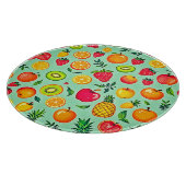 Zomerfruit Naadloos Ontwerp Snijplank (Hoek)