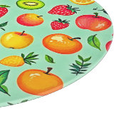 Zomerfruit Naadloos Ontwerp Snijplank (Hoek)