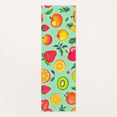 Zomerfruit Naadloos Ontwerp Yogamat (Voorkant)