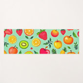 Zomerfruit Naadloos Ontwerp Yogamat (Voorkant (horizontaal))