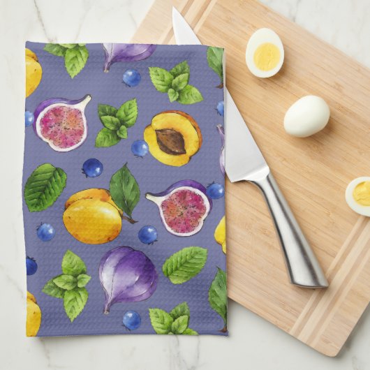 Zomerfruit Theedoek (Quarter Fold)