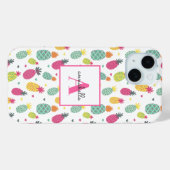 Zomerfruit Tropische Ananas Case-Mate iPhone Case (Achterkant (horizontaal))