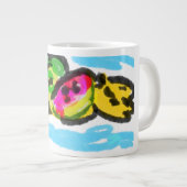Zomerfruit vreugde grote koffiekop (Voorkant rechts)