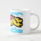 Zomerfruit vreugde grote koffiekop (Rechts)