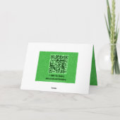 Zomergazon [Aangepast Wenskaart] Kaart (Achterkant)