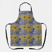 Zomergeel Zonnebloemen Schort (Voorkant)