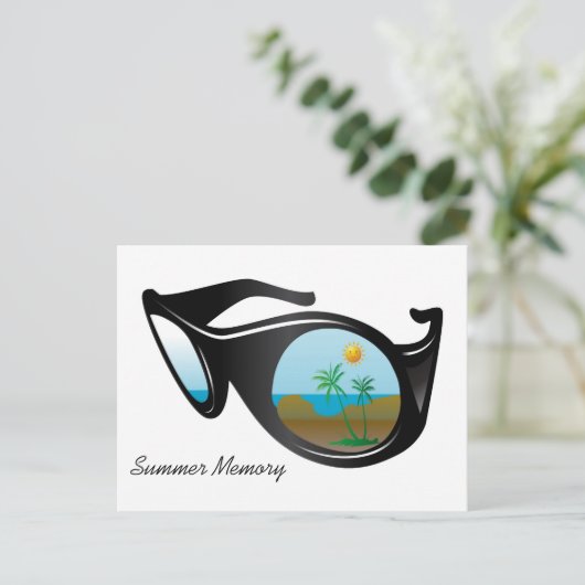 zomergeheugen briefkaart (Staand voorkant)