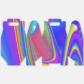 Zomergevoel, Abstracte 3D Rainbowart Bedankdoosjes (Ongevouwen)