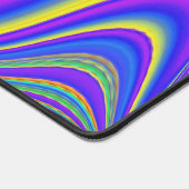 Zomergevoel, Abstracte 3D Rainbowart Bureaumat (Hoek)