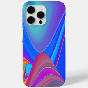 Zomergevoel, Abstracte 3D Rainbowart iPhone 15 Pro Max Hoesje