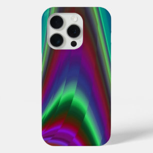 Zomergevoel, Abstracte 3D Rainbowart iPhone 15 Pro Case