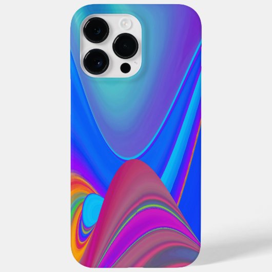Zomergevoel, Abstracte 3D Rainbowart Case-Mate iPhone Case (Achterkant)