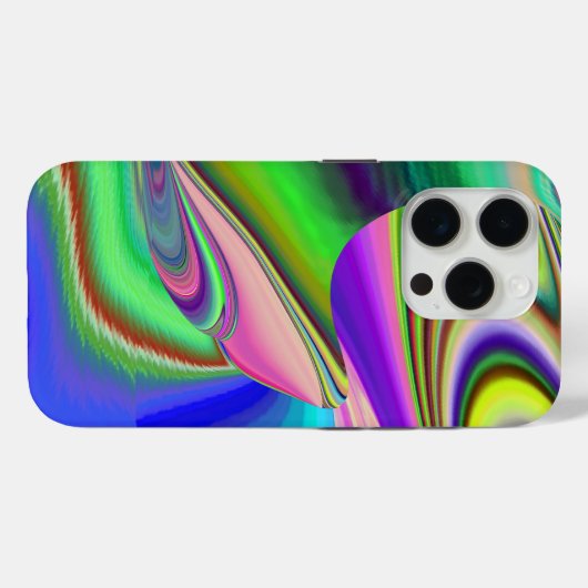 Zomergevoel, Abstracte 3D Rainbowart Case-Mate iPhone Case (Achterkant (horizontaal))
