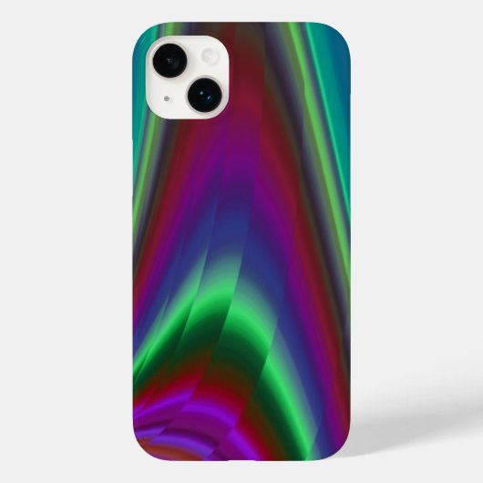 Zomergevoel, Abstracte 3D Rainbowart Case-Mate iPhone Case (Achterkant)
