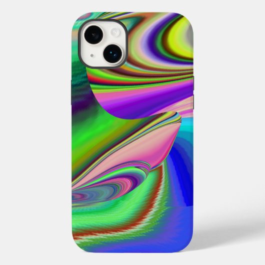 Zomergevoel, Abstracte 3D Rainbowart Case-Mate iPhone Case (Achterkant)