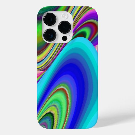 Zomergevoel, Abstracte 3D Rainbowart Case-Mate iPhone Case (Achterkant)