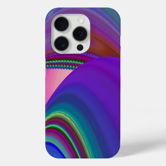 Zomergevoel, Abstracte 3D Rainbowart Case-Mate iPhone Case (Achterkant)