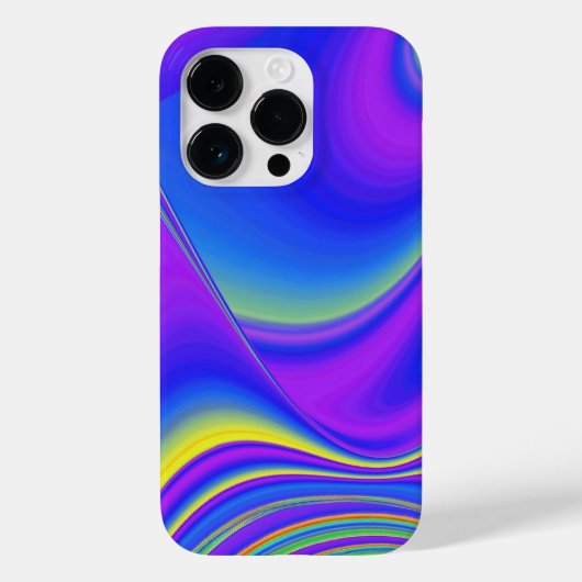 Zomergevoel, Abstracte 3D Rainbowart Case-Mate iPhone Case (Achterkant)