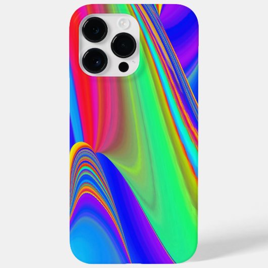 Zomergevoel, Abstracte 3D Rainbowart Case-Mate iPhone Case (Achterkant)