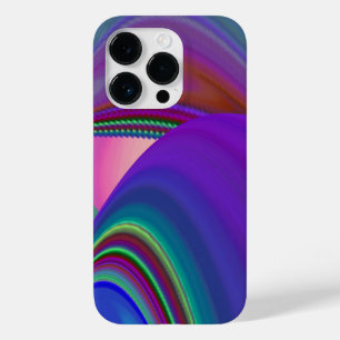 Zomergevoel, Abstracte 3D Rainbowart Case-Mate iPhone 14 Pro Hoesje