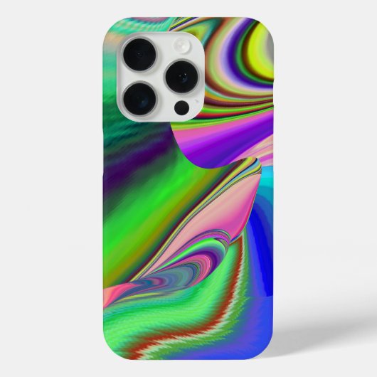 Zomergevoel, Abstracte 3D Rainbowart Case-Mate iPhone Case (Achterkant)