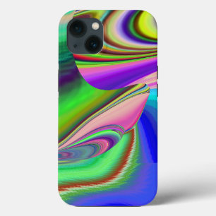 Zomergevoel, Abstracte 3D Rainbowart Case-Mate iPhone Case