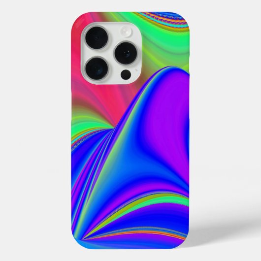 Zomergevoel, Abstracte 3D Rainbowart Case-Mate iPhone Case (Achterkant)