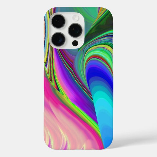 Zomergevoel, Abstracte 3D Rainbowart Case-Mate iPhone Case (Achterkant)