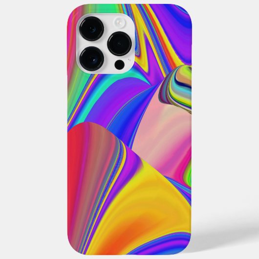 Zomergevoel, Abstracte 3D Rainbowart Case-Mate iPhone Case (Achterkant)