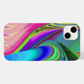 Zomergevoel, Abstracte 3D Rainbowart Case-Mate iPhone Case (Achterkant (horizontaal))
