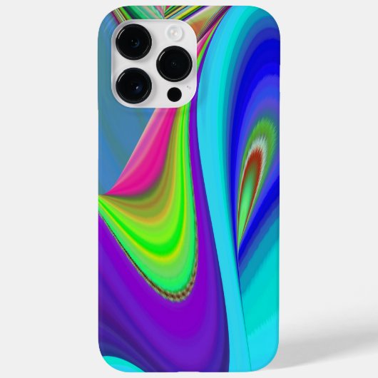 Zomergevoel, Abstracte 3D Rainbowart Case-Mate iPhone Case (Achterkant)