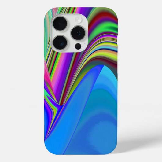 Zomergevoel, Abstracte 3D Rainbowart Case-Mate iPhone Case (Achterkant)