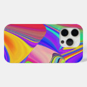 Zomergevoel, Abstracte 3D Rainbowart Case-Mate iPhone Case (Achterkant (horizontaal))