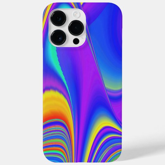 Zomergevoel, Abstracte 3D Rainbowart Case-Mate iPhone Case (Achterkant)