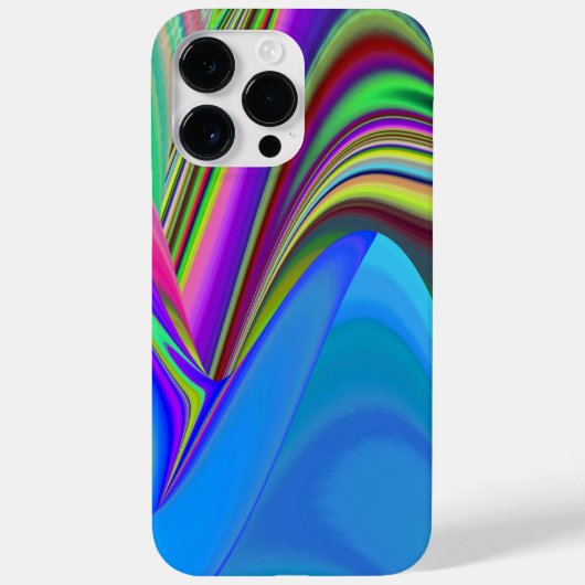 Zomergevoel, Abstracte 3D Rainbowart Case-Mate iPhone Case (Achterkant)