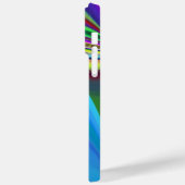 Zomergevoel, Abstracte 3D Rainbowart Case-Mate iPhone Case (Achterkant / Links)