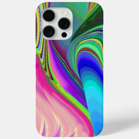 Zomergevoel, Abstracte 3D Rainbowart Case-Mate iPhone Case (Achterkant)