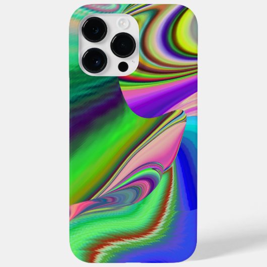 Zomergevoel, Abstracte 3D Rainbowart Case-Mate iPhone Case (Achterkant)