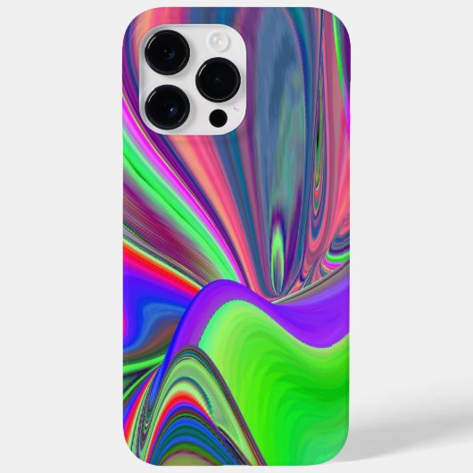 Zomergevoel, Abstracte 3D Rainbowart Case-Mate iPhone Case (Achterkant)