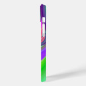Zomergevoel, Abstracte 3D Rainbowart Case-Mate iPhone Case (Achterkant / Links)
