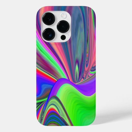 Zomergevoel, Abstracte 3D Rainbowart Case-Mate iPhone Case (Achterkant)