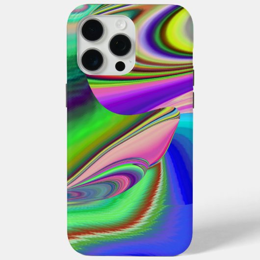 Zomergevoel, Abstracte 3D Rainbowart Case-Mate iPhone Case (Achterkant)