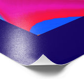 Zomergevoel, Abstracte 3D Rainbowart Foto Afdruk (Hoek)