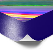 Zomergevoel, Abstracte 3D Rainbowart Foto Afdruk (Hoek)