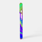 Zomergevoel, Abstracte 3D Rainbowart iPhone 16 Hoesje (Linkerkant)