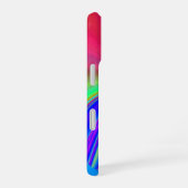 Zomergevoel, Abstracte 3D Rainbowart iPhone 16 Hoesje (Rechterkant)