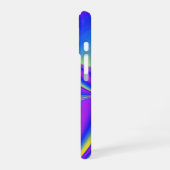 Zomergevoel, Abstracte 3D Rainbowart iPhone 16 Hoesje (Linkerkant)