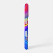 Zomergevoel, Abstracte 3D Rainbowart iPhone 16 Hoesje (Rechterkant)