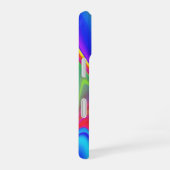 Zomergevoel, Abstracte 3D Rainbowart iPhone 16 Hoesje (Rechterkant)